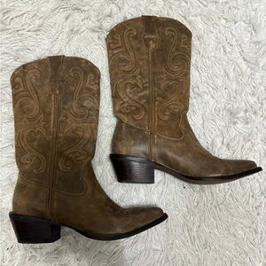 Durango Brown Leather Boots